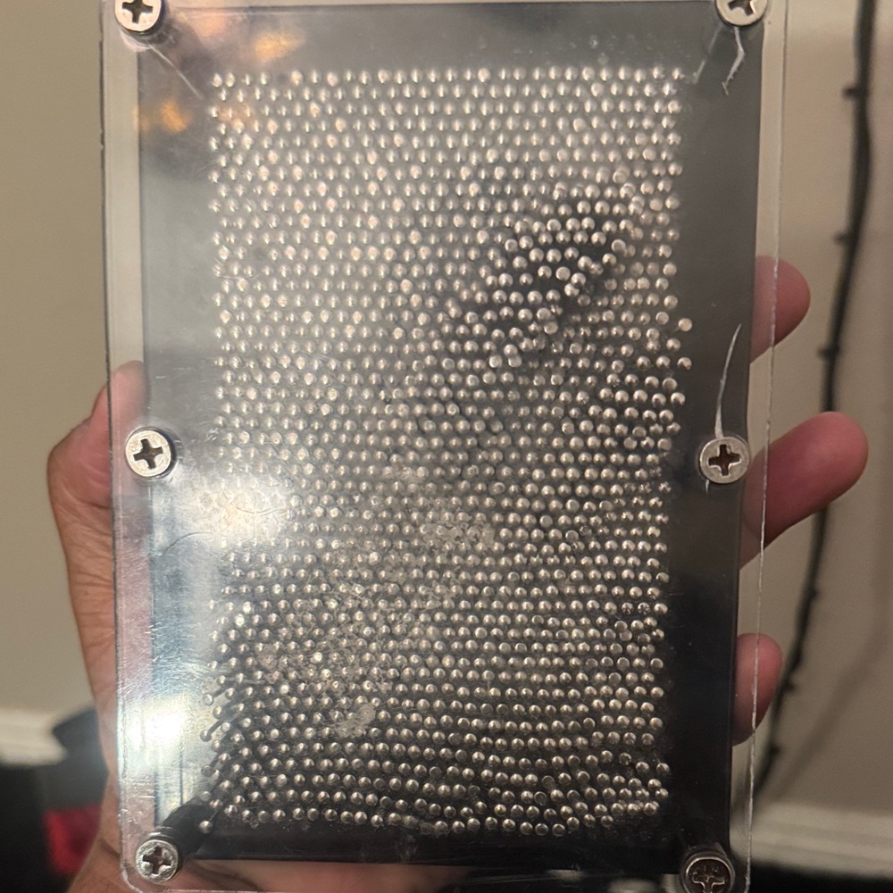 Metal Pin Art Sculpture